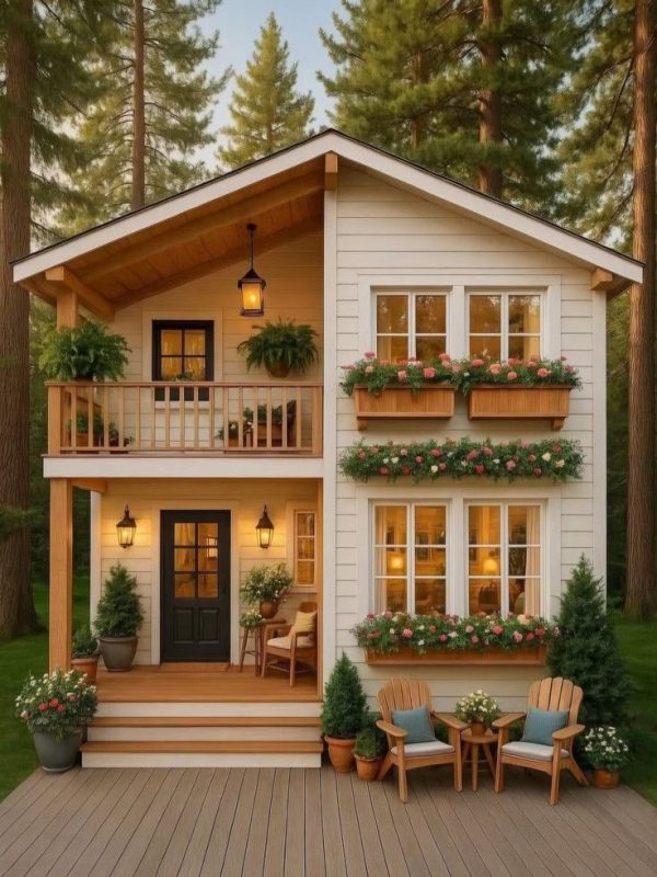 39a677fbf6f75c7f2b231239849fb6ec Rumah Kayu Villa 2 Kamar – Desain Nyaman untuk Penginapan Keluarga