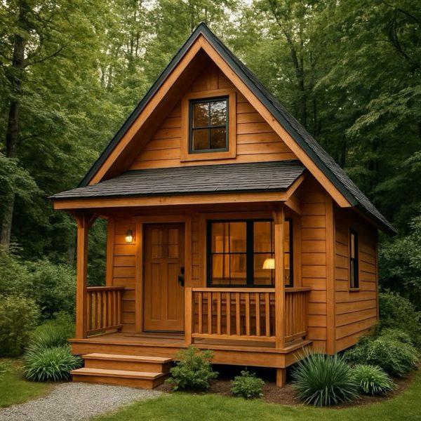 Rumah Kayu Villa Minimalis – Hunian Natural dengan Desain Modern